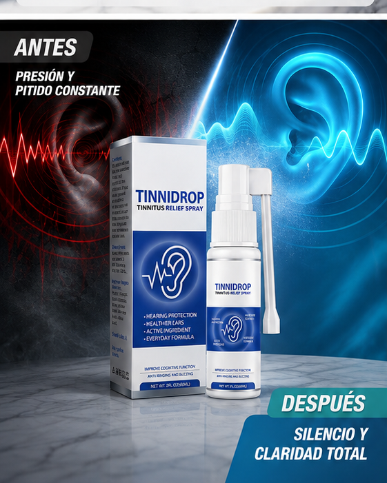 tinnidrop spray limpiador de oido